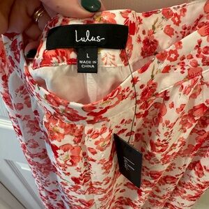 NWT! Lulus floral print maxi skirt